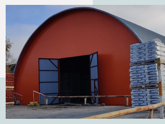 Полукруглые ангары по цене от 626 руб. в Острогожск