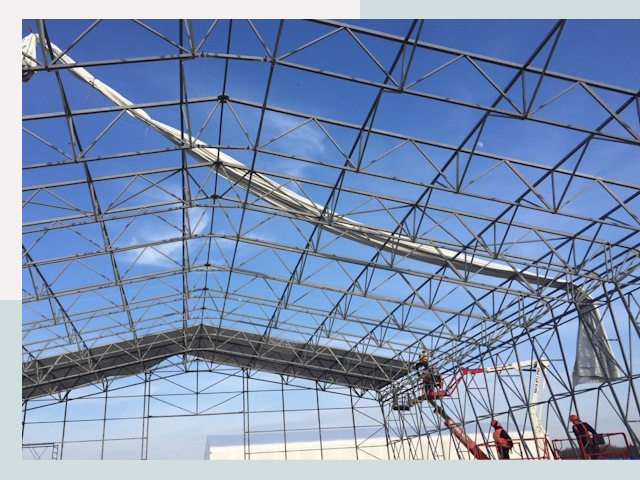 Шатровые ангары от 626 руб. в Острогожске и Воронежской области