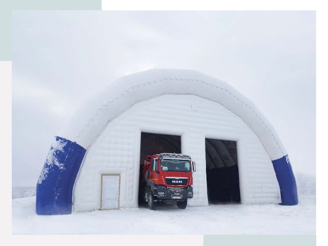 Мобильные ангары в Острогожске