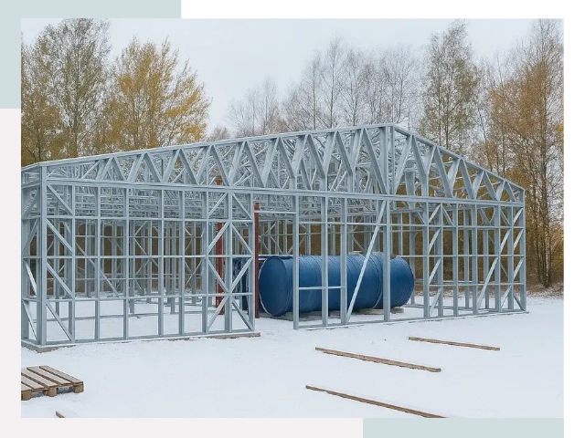 Металлические ангары в Острогожске