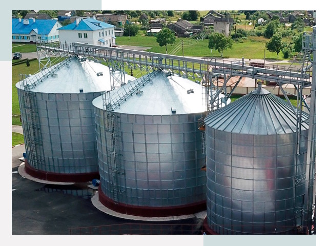 Металлические силосы в Острогожске