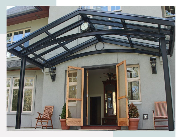 Козырьки металлические в Острогожске