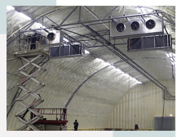 Оснащение ангаров в Острогожске