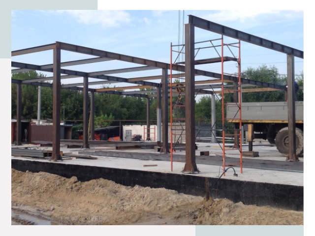 Фундамент для ангаров в Острогожске