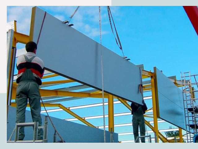 Монтаж сэндвич-панелей в Острогожске от 626 руб.