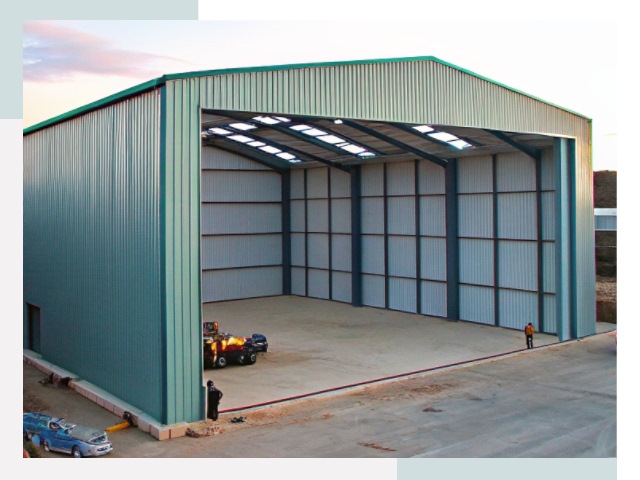 Строительство ангаров в Острогожске